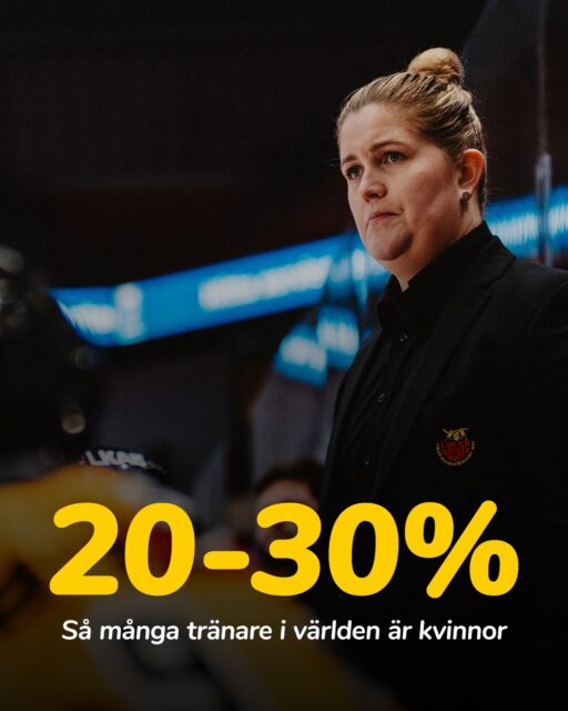 Globalt uppskattas bara 20–30 % av alla tränare vara kvinnor.

Trots att kvinnors deltagande i idrott ökar. Ledarskapet ligger fortfarande långt efter.

Källa: Genderwise Coaching Equality Report 2025.